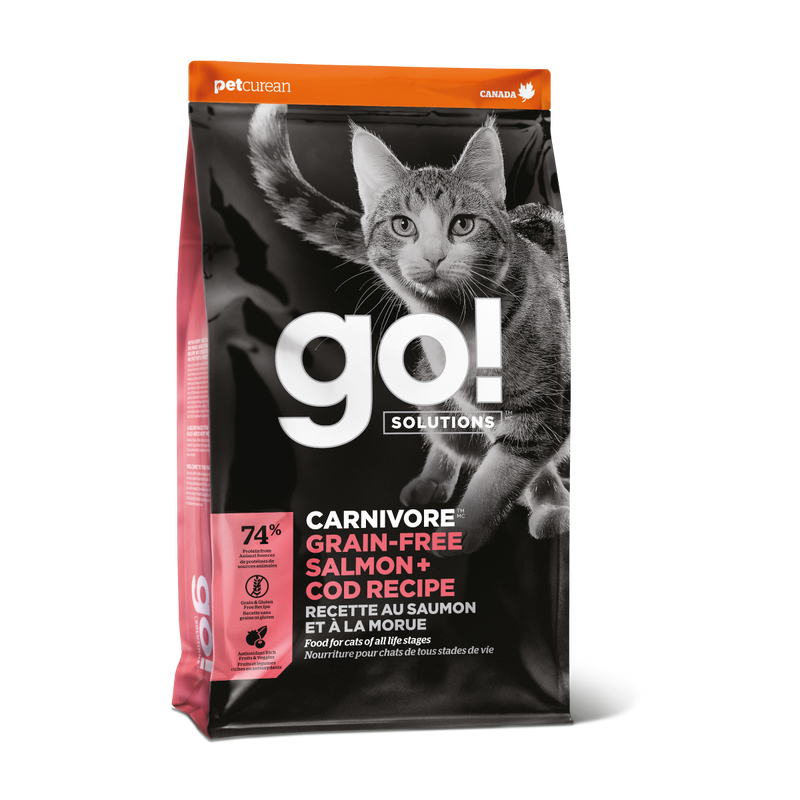GO! CARNIVORE receta de Salmón y Bacalao para Gatos 1.4kg