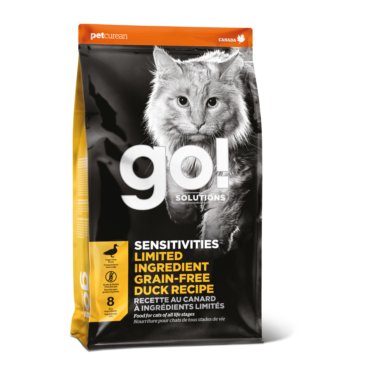 Go! Sensitivities Receta De Pato Para Gatos 3.7Kg