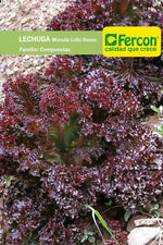 Lechuga Lollo Rosso Sobre x2 gr