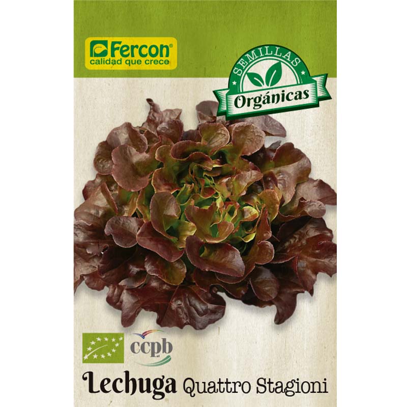 Semilla Lechuga Quattro Stagioni 1 gr