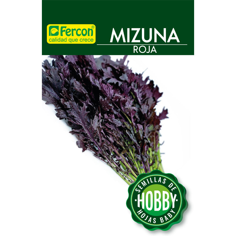 Mizuna Roja Semillas