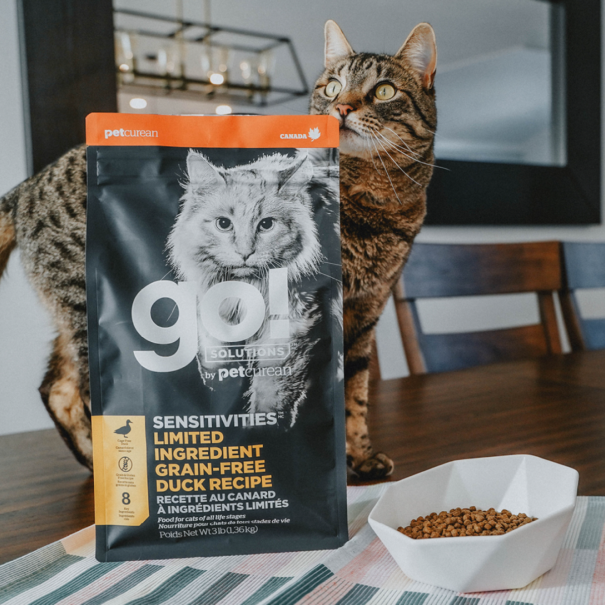 Go! Sensitivities Receta De Pato Para Gatos 3.7Kg