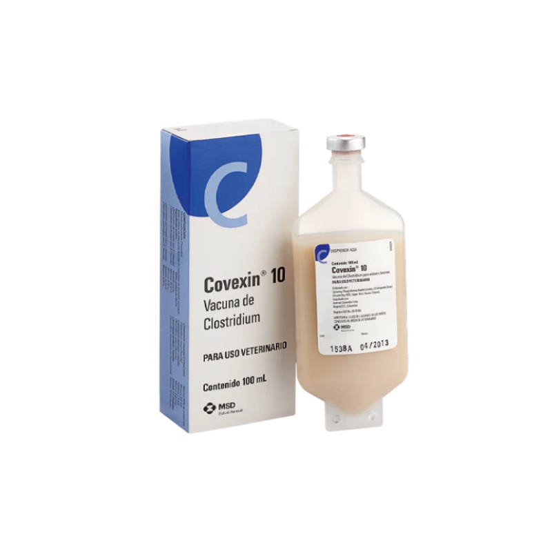 Vacuna Covexin 10 x 1 Dosis Contra 10 Enfermedades en Ganado