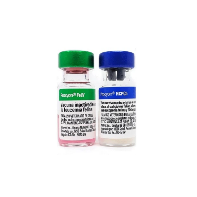 Vacuna Procyon Triple Felina + Leucemia x 1 Dosis para Gatos
