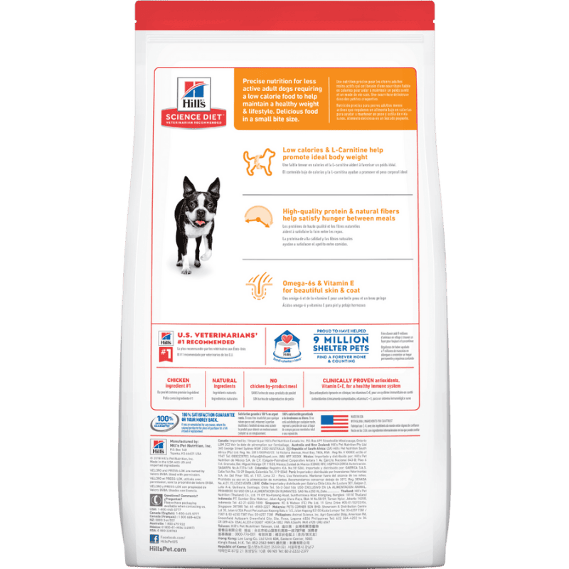 Comida para perro Hills Adulto Light Small Bites 5 Lb