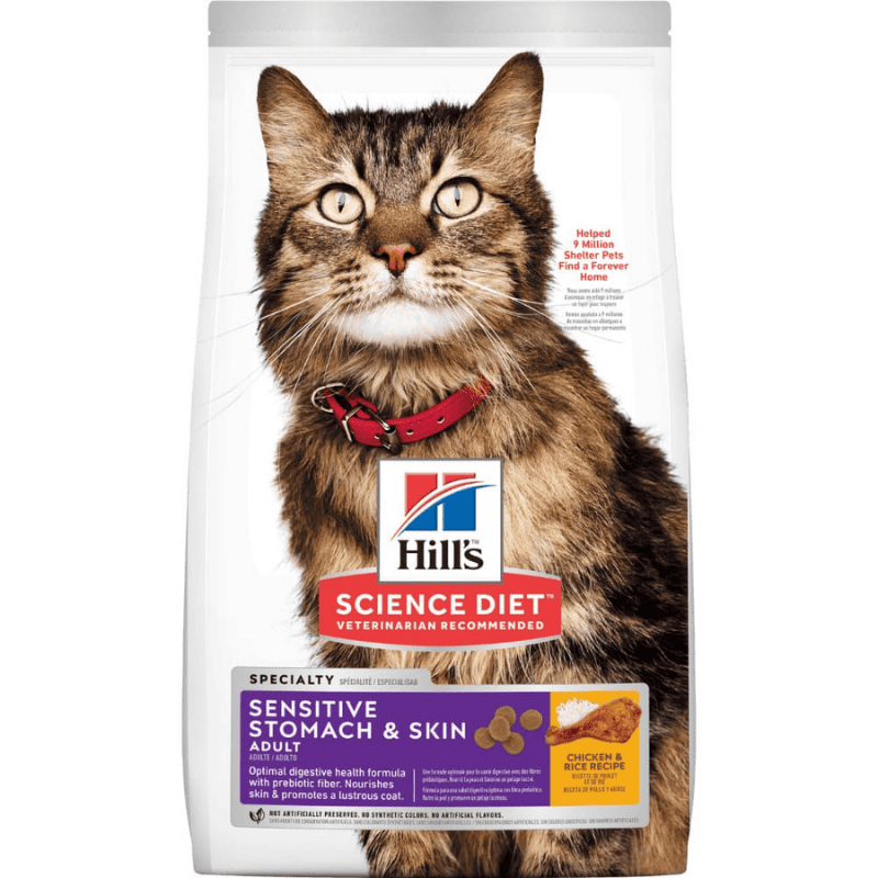 Comida para gato Hills Estomago y piel Sensible 3.5 Lbs