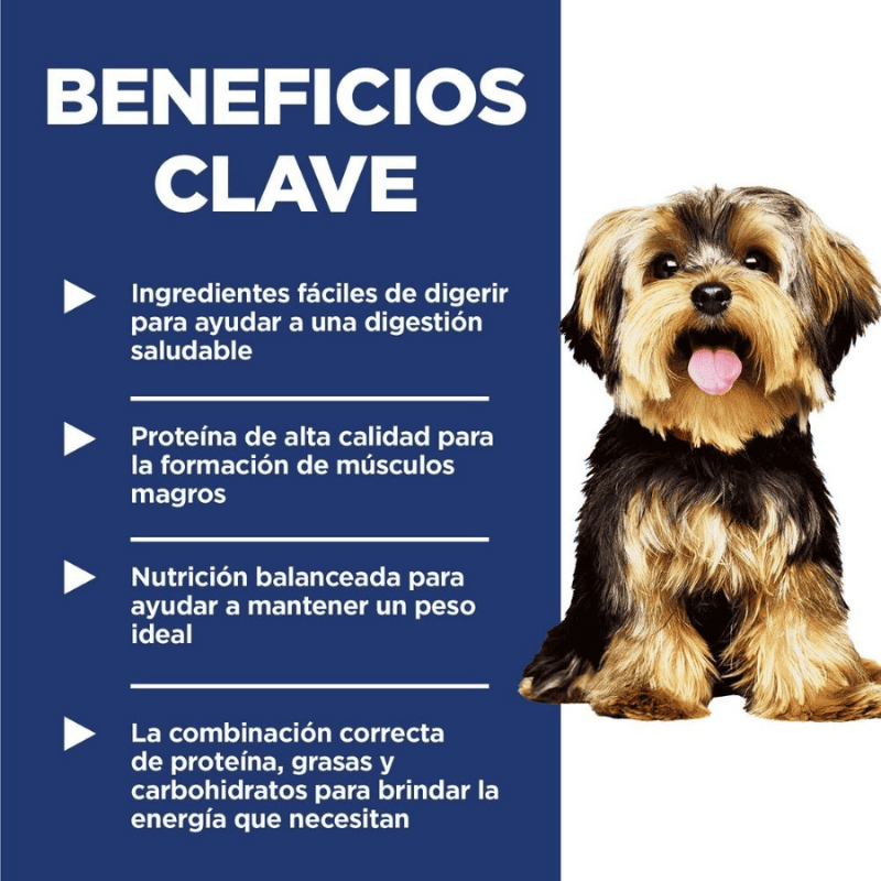 Comida para perros Hills Adulto Razas Miniatura4.5 Lbs