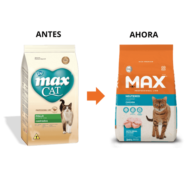 Comida paragatos Max Cat Castrados 1 Kg