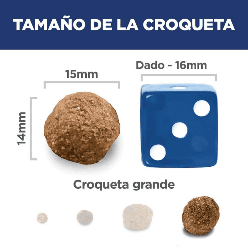 Comida para perro Hills Adulto Razas Grandes 15Lbs