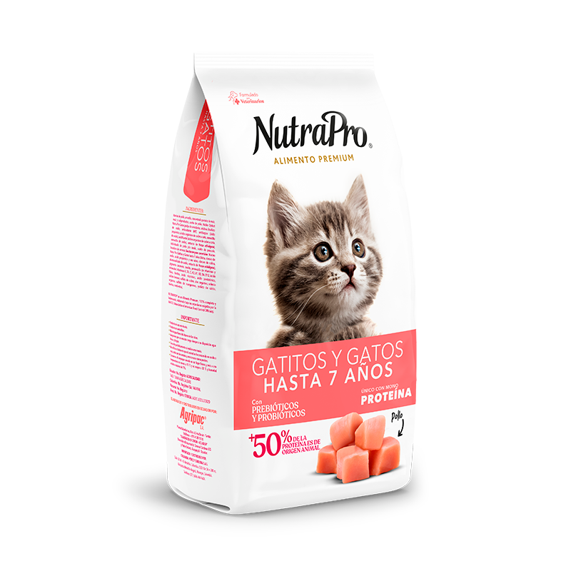 Nutrapro Gatos y Gaticos Hasta 7 Años