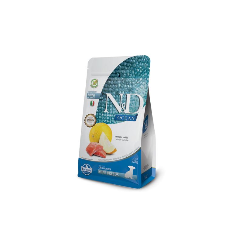 Alimento de Salmon Perro Mini N&D Ocean x 2.5 kg