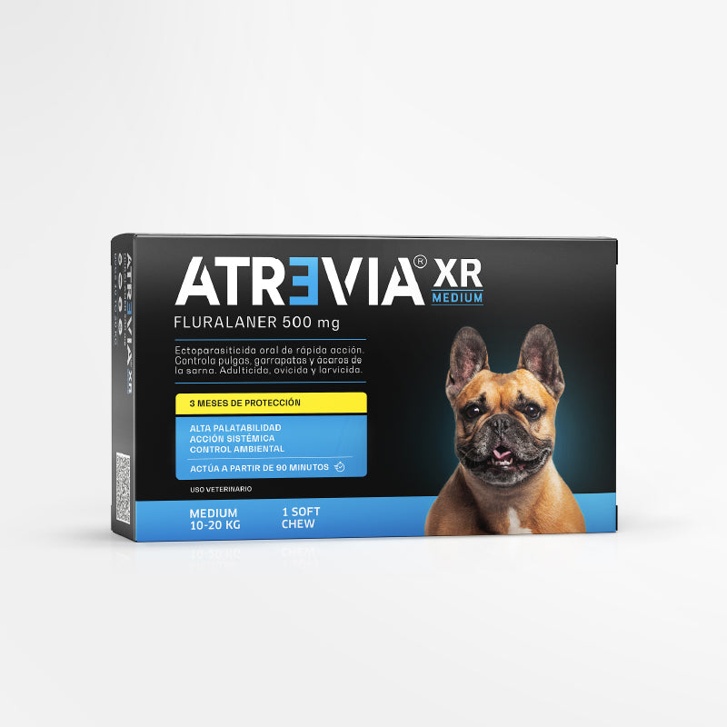 Atrevia XR Antipulgas y Antigarrapatas para Perros x 1 Tableta