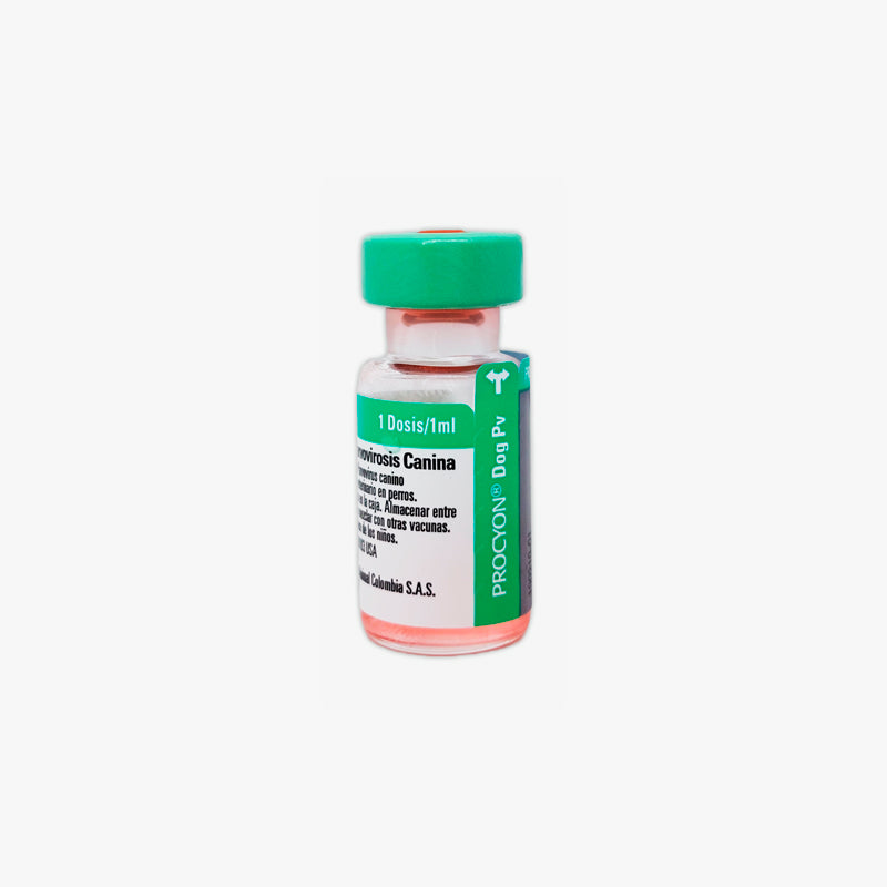 Vacuna Procyon PV x 1 Dosis para Perros Contra Parvovirus