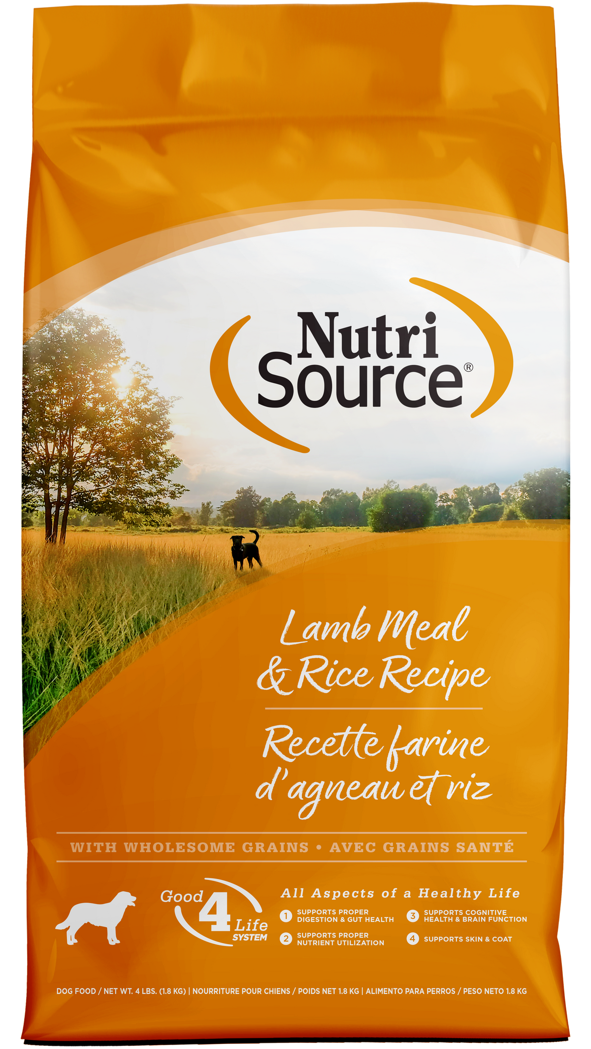 NutriSource Adulto Perro Cordero y Arroz (todas las razas)