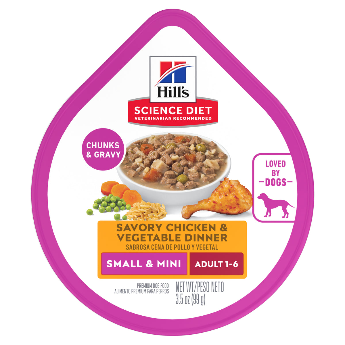 Hill's Science DietAlimento Húmedo para Perro Adulto Estofado de Pollo y Vegetales 99 g