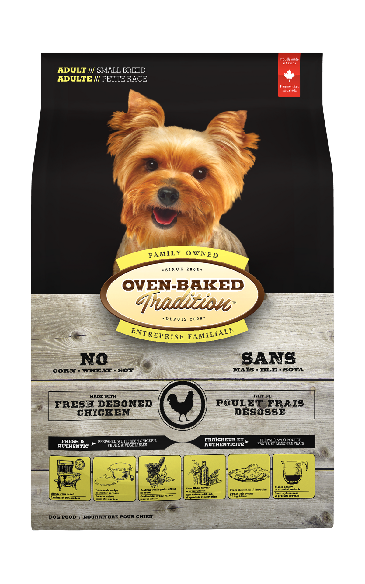 Oven Baked Tradition Pollo para Perros Adultos de Raza Pequeña x 5.7 Kg