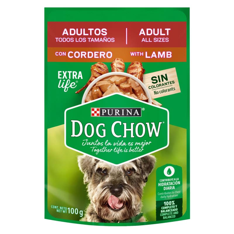 Dog Chow Adultos Cordero x 100G