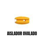 Aislador Cilindrico Amarillo Paq x 25