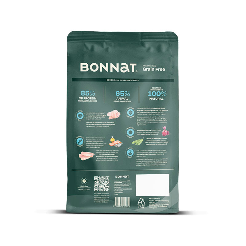 Bonnat Grain Free Gato Sterilized 1.5 Kg