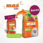 Comida Para Perro Max Vita Adulto Buffet Razas Pequeñas Pollo y Vegetales 1kg