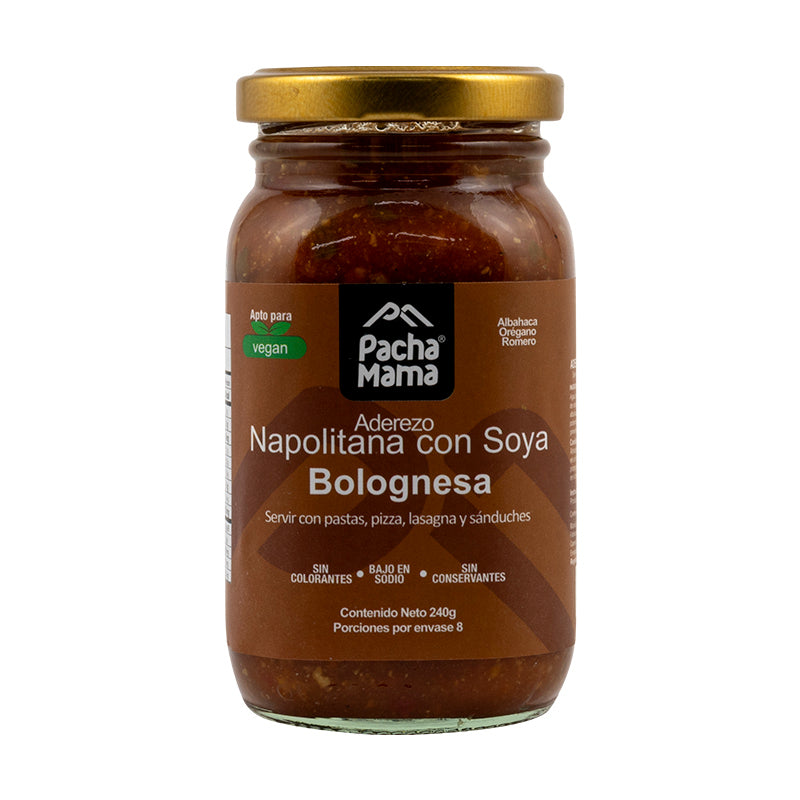 Napolitana con Soya Bolognesa Vegana 240 gr