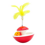 Juguete para Gato con Sonajero y Pluma