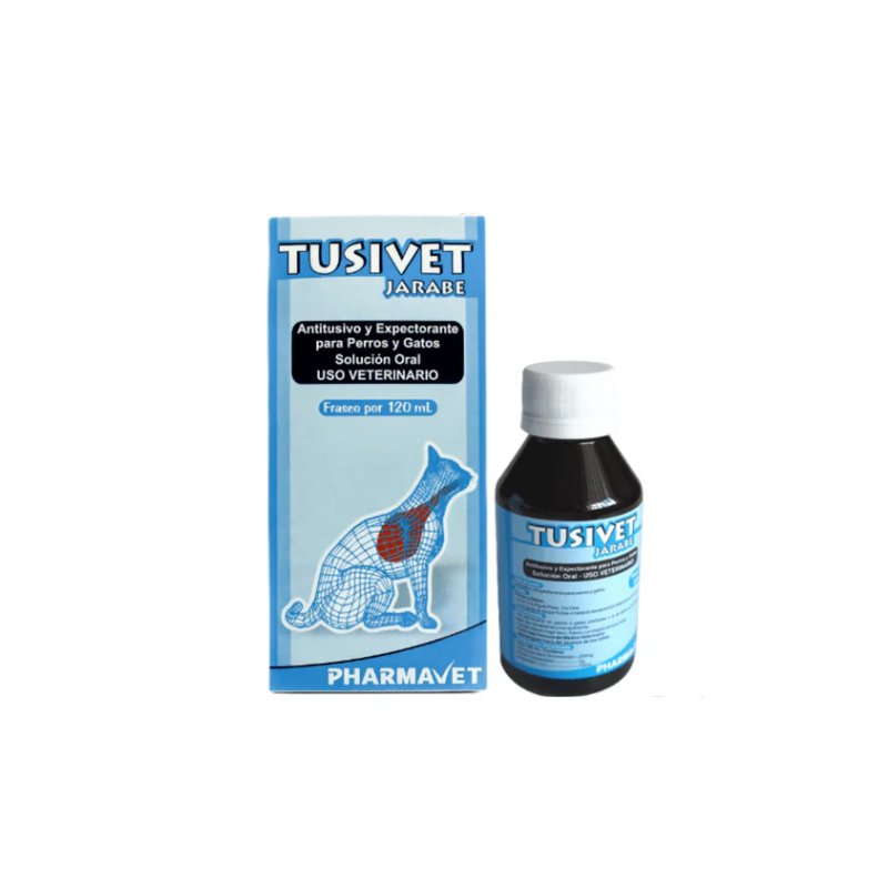 TUSIVET Jarabe 120 ML Alivio rapido para la TOS en Perros y Gatos ...