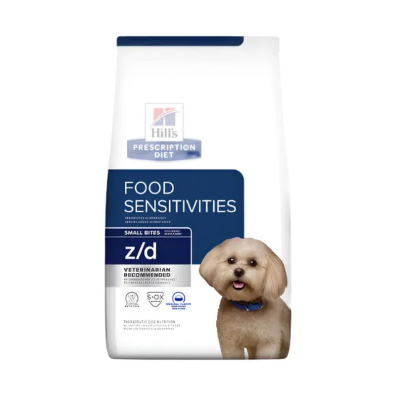 Comida para perro Hills Prescription Diet Sensibilidades alimentarias z/d Razas Pequeñas 3.3 Lbs