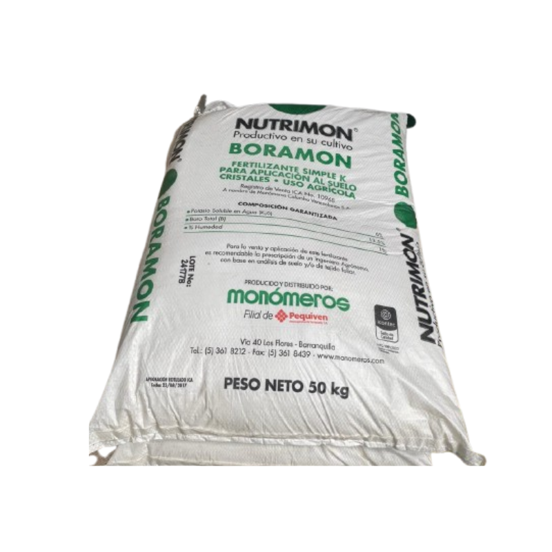 Boramon Boramon Bulto x 50 kg Fertilizante con Boro y Potasio para Cultivos ...