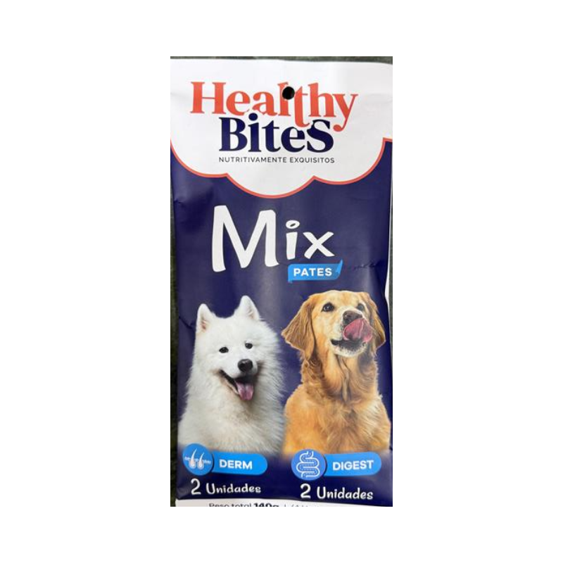 Healthy Bites Dermatológico y Digestivo Sobre x 4 para Perros