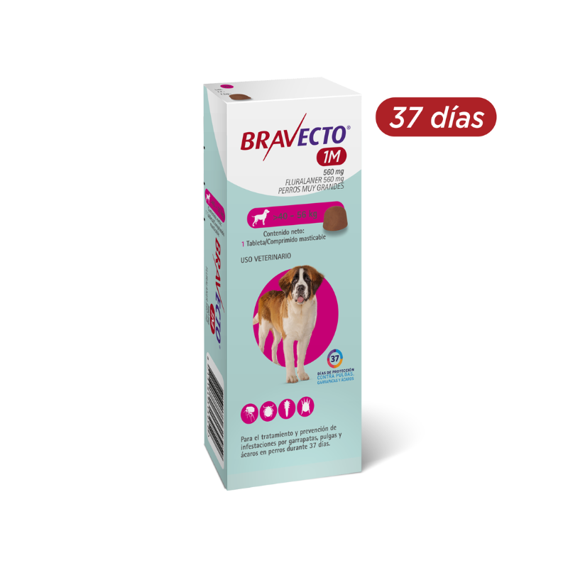Bravecto 560 mg 40 A 56 KG