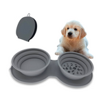 Comedero y Bebedero Doble Plegable 