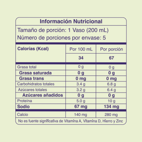 Kefir Natural Manzana-Kiwi X 1000 Ml