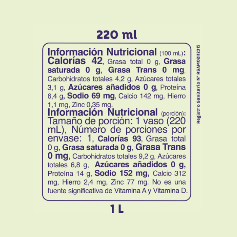 Yogurt Griego Bebible Natural x 1 Litro