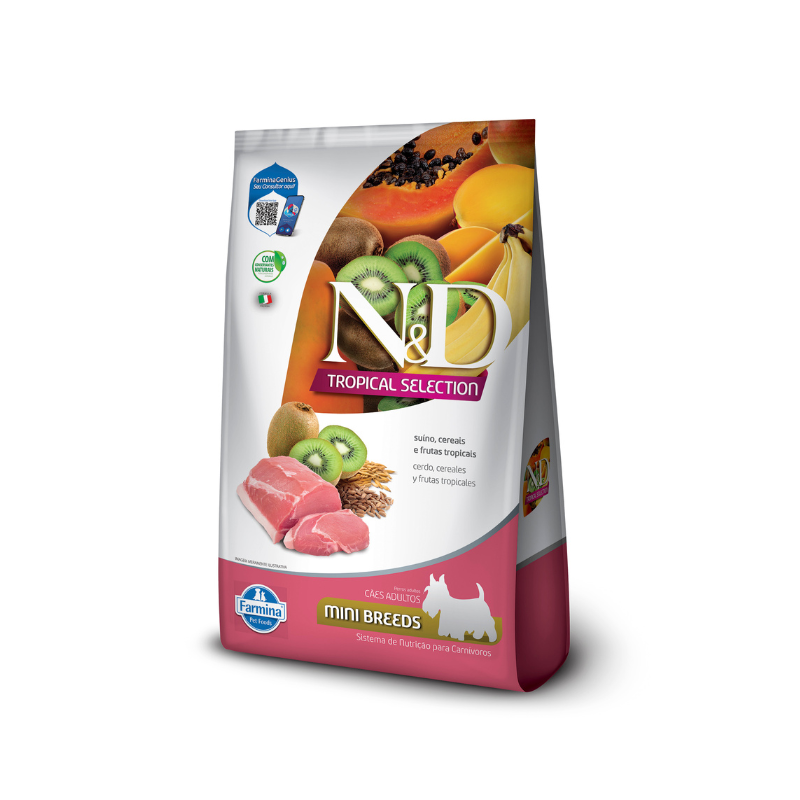 N&D Tropical Selection Cerdo Perros Adultos Mini x 2.05 Kg