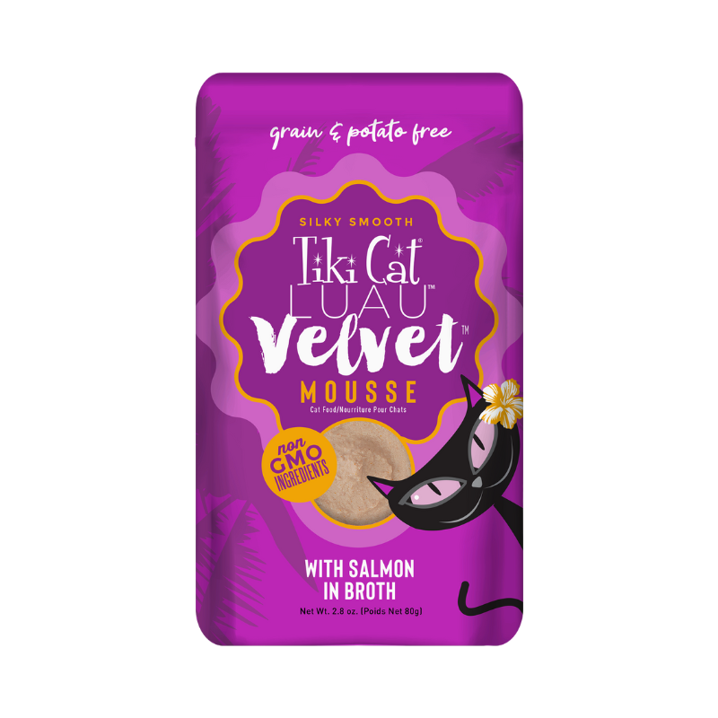Tiki Cat Luau Velvet Salmon Pouch 80 g