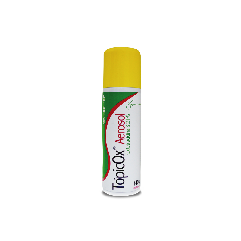 Topicox Aerosol To 3.21 % x 140 g Antibiótico