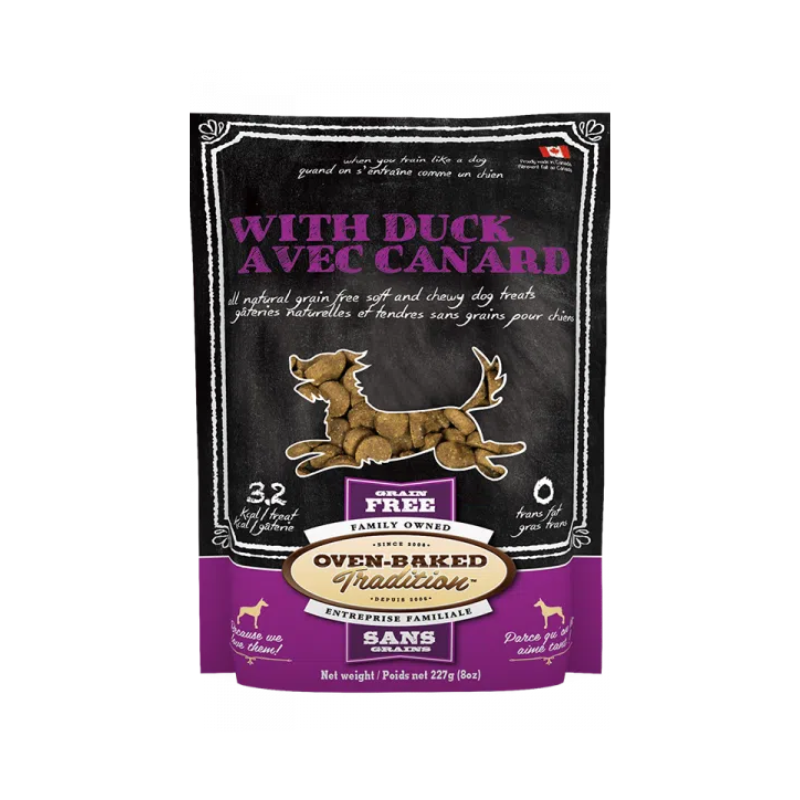 Oven Baked Dog Treat Duck Grain Free x 227 g Snack Para Perros