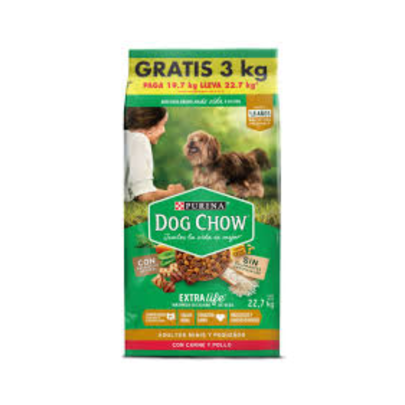 Dog Chow Perros Adultos Minis Y Pequeños x 22 Kg