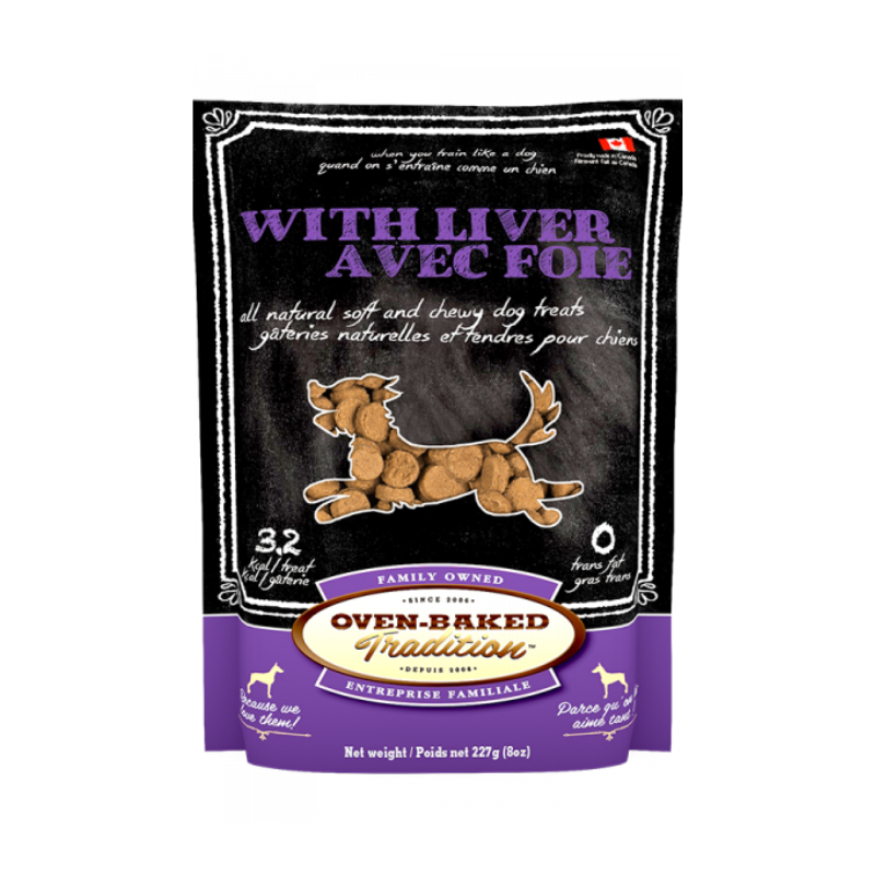 Oven Baked Tradition Dog Treat Liver x 227 g Snacks Para Perro