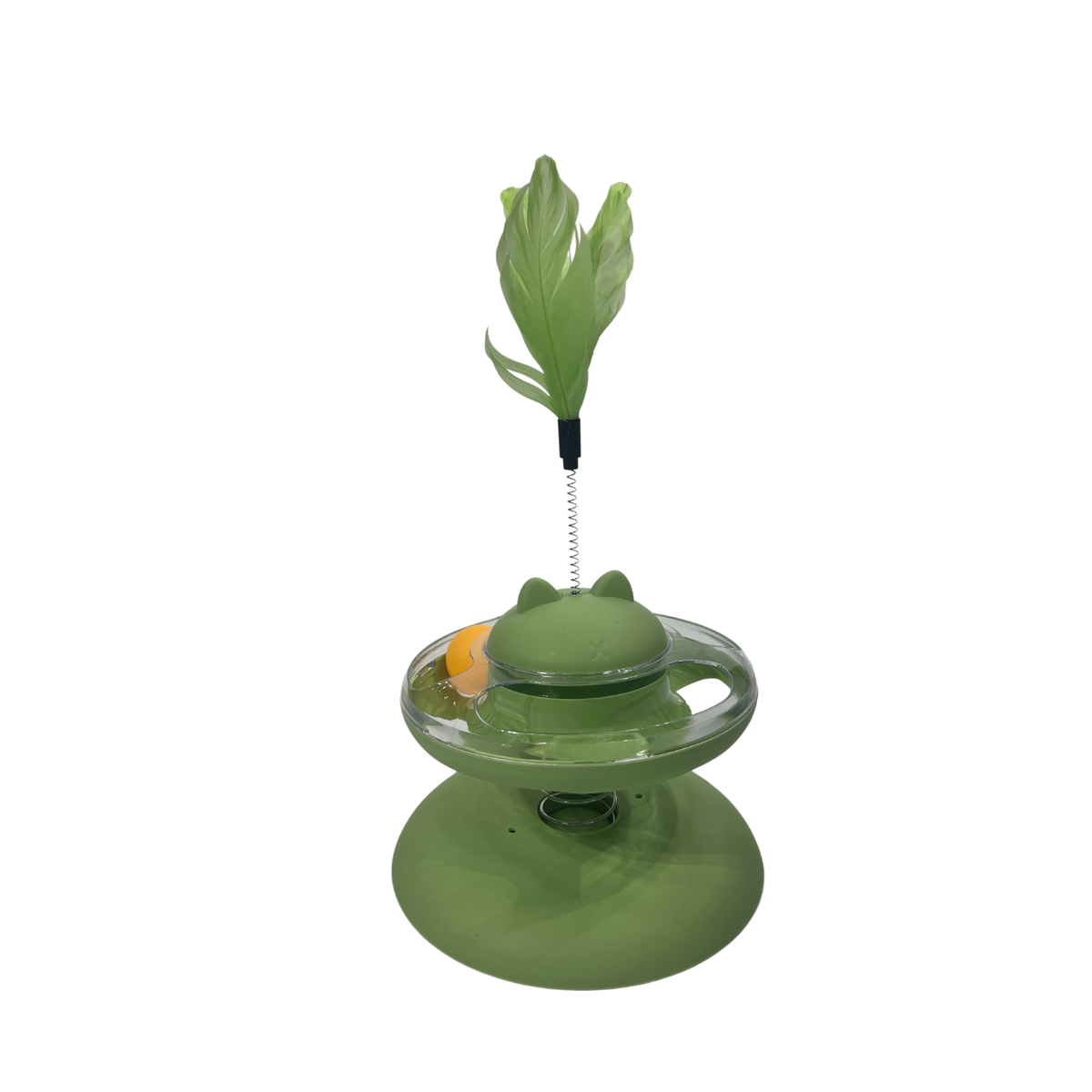 Torre Para Gato Con Resorte Y Pluma