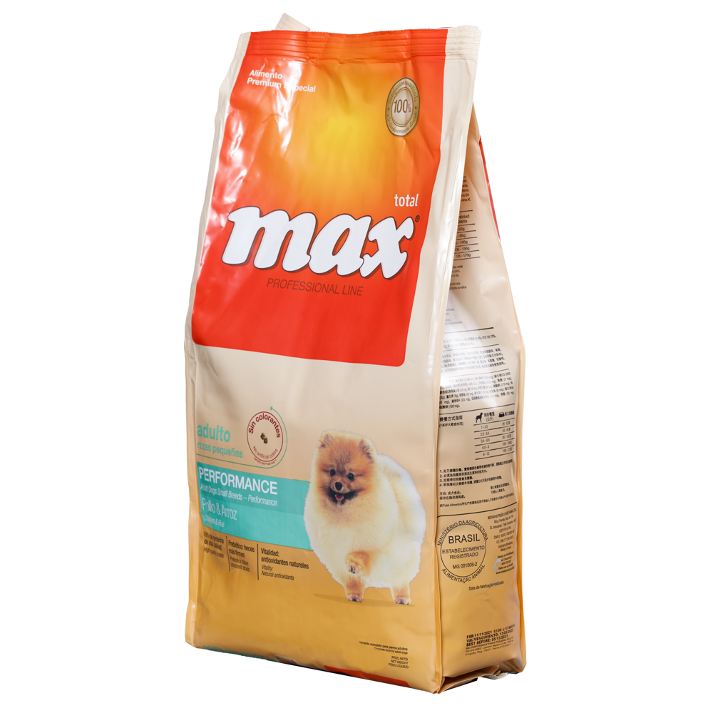 Max Performance Adulto Raza Pequeña x 8 Kg