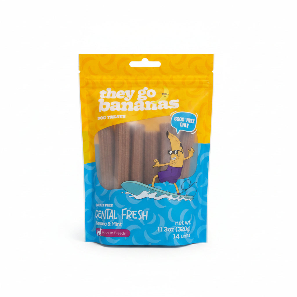 Snack dental Perros - They Go Bananas Fill Me Freeze Me x 320 g