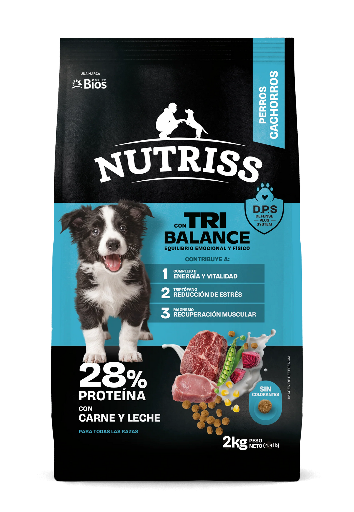 NUTRISS CACH TRIBALANCE CARNE/LECHE 2KG