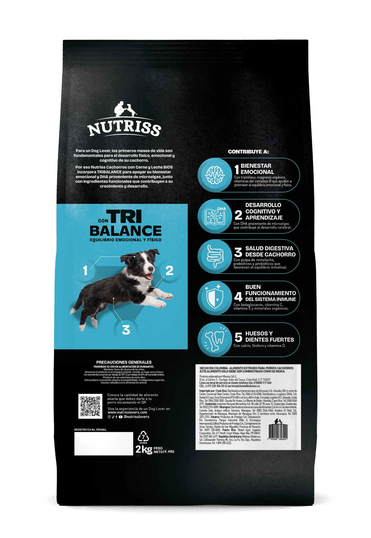 NUTRISS CACH TRIBALANCE CARNE/LECHE 2KG - 2
