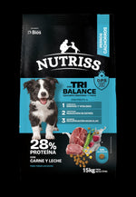 NUTRISS CACH TRIBALANCE CARNE/LECHE 15KG