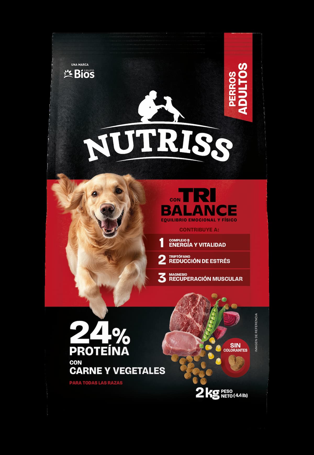 NUTRISS ADULT TRIBALANCE CARNE/VEGET 2KG