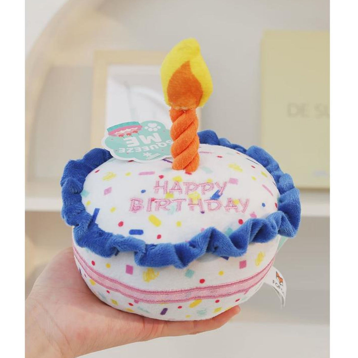 Juguete Perro Torta Cumpleaños