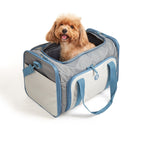 Bolso Expandible Y Plegable Gris/Azul