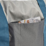 Bolso Expandible Y Plegable Gris/Azul